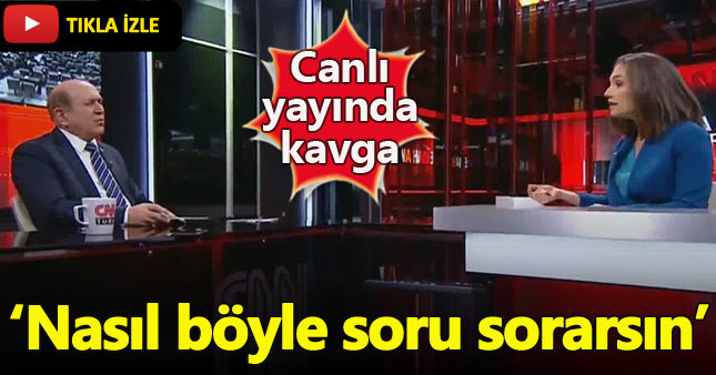 Burhan Kuzu ile Nevşin Mengü canlı yayında fena atıştı