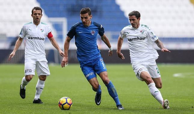Bursaspor uzatmada 1 puanı kaptı