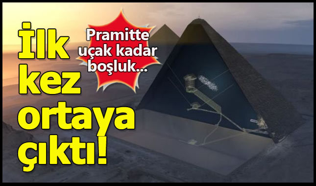 Büyük Giza Piramidi'nde gizemli boşluk