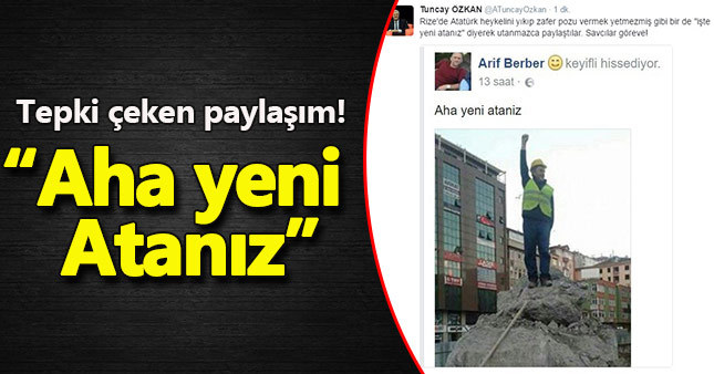 Büyük tepki çeken paylaşım