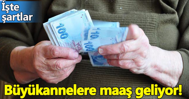 Büyükanne maaşı nasıl alınır? Anneanne maaşı kaç para | Babaanne maaşı şartları