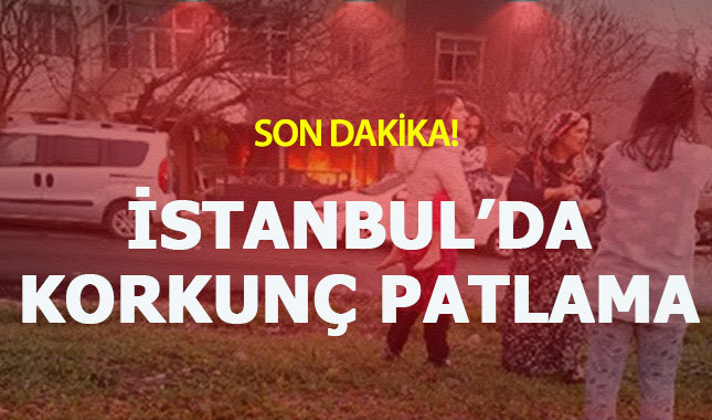 Büyükçekmece'de bir binada patlama meydana geldi