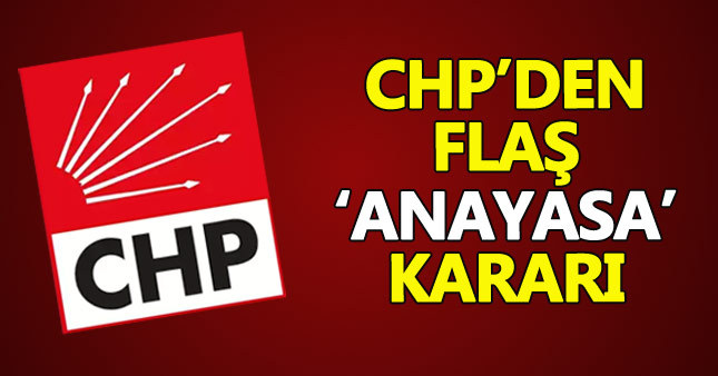 CHP Anayasa Mahkemesi'ne gidiyor
