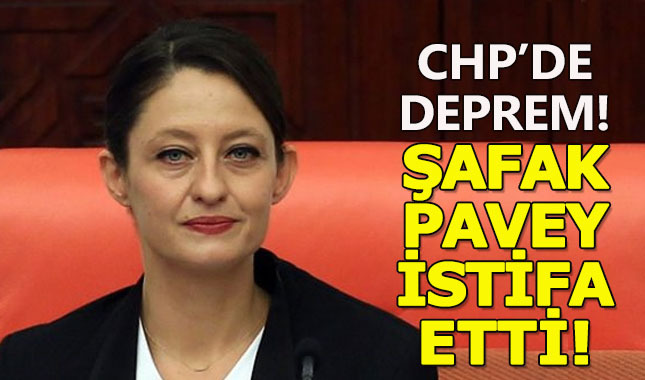 CHP İstanbul Milletvekili Şafak Pavey Milletvekilliğinden istifa etti