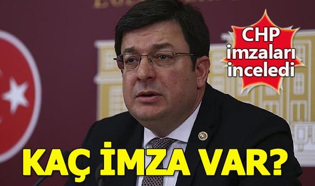 CHP yönetimi toplanan imza sayısını açıkladı