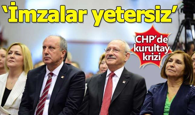 CHP yönetiminden muhalifleri şoke eden imza açıklaması