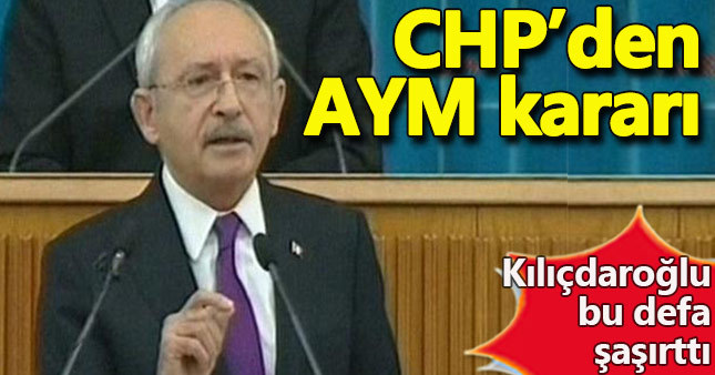 CHP'den AYM kararı