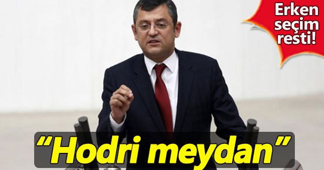 CHP'den erken seçime yeşil ışık