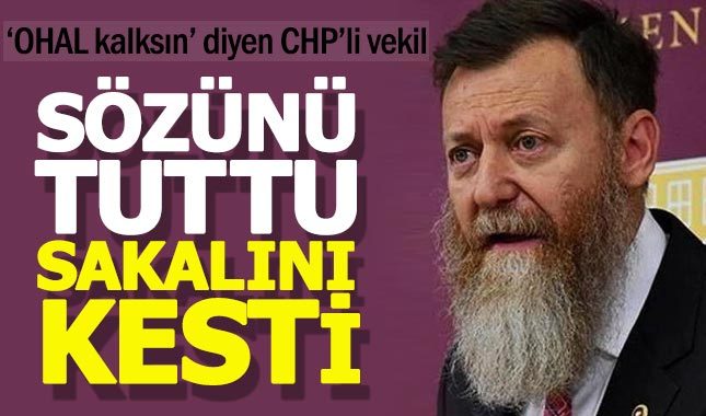CHP'li Aytuğ Atıcı 'OHAL' sözünü tutup sakalını kesti (Aytuğ Atıcı kimdir?)