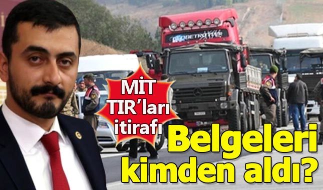 CHP'li Eren Erdem'den MİT TIR'ları itirafı