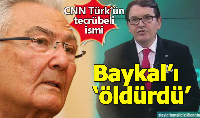 CNN Türk spikeri Emre Tilev'den skandal Deniz Baykal tweeti