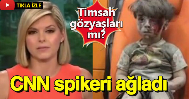 CNN spikerinin gözyaşları!