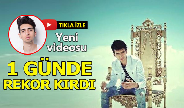 Çağatay Akman'ın yeni şarkısı izlenme rekoru kırdı