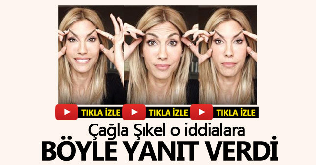 Çağla Şıkel'den botoks iddialarına videolu yanıt!