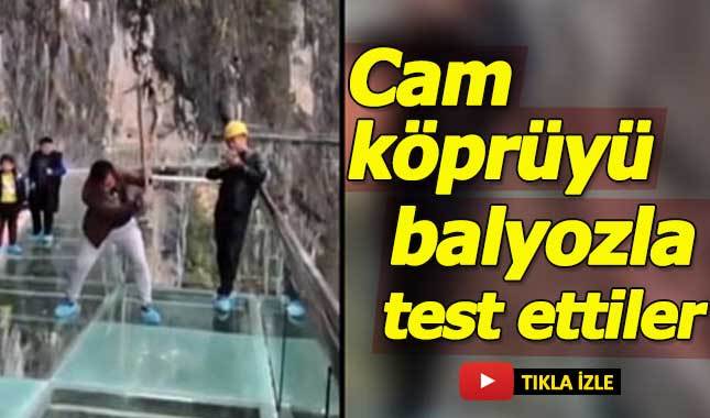 Cam köprüyü ölümüne test etmek!