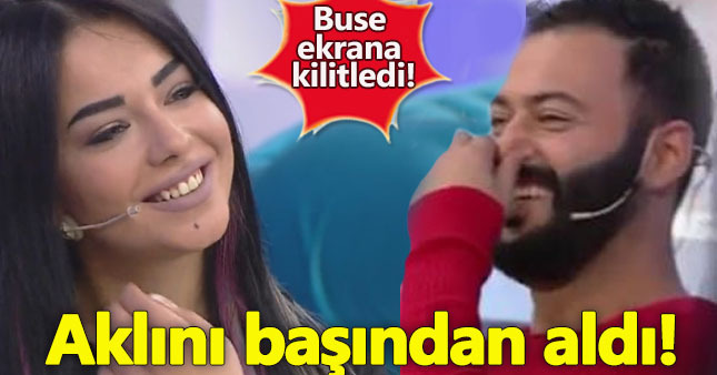 Caner, Buse'yi görünce dili tutuldu!
