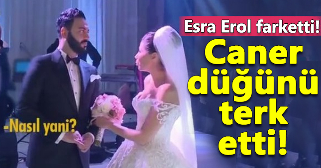 Caner Toygar'ın düğününde şok olay! Esra Erol müdahele etti