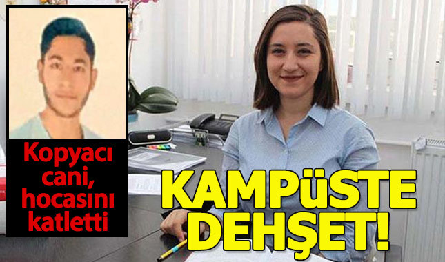 Cani öğrenci, üniversitedeki hocasını öldürdü