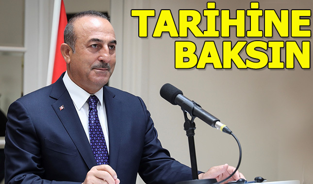 Çavuşoğlu: Fransa kendi tarihine baksın