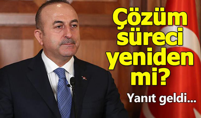 Çavuşoğlu'ndan 'Çözüm süreci' iddialarına yanıt geldi