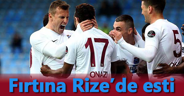Çaykur Rizespor 0-1 Trabzonspor maçın özeti ve golleri