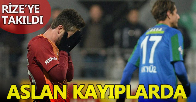 Çaykur Rizespor 1-1 Galatasaray (Maç Özeti-Goller)