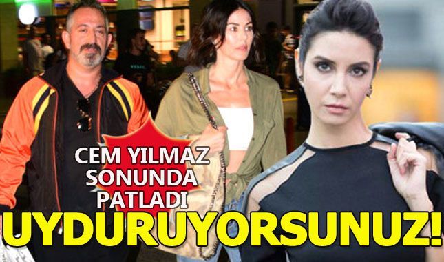 Cem Yılmaz eski eşi ve yeni sevgilisi hakkında çıkan haberlere sinirlendi