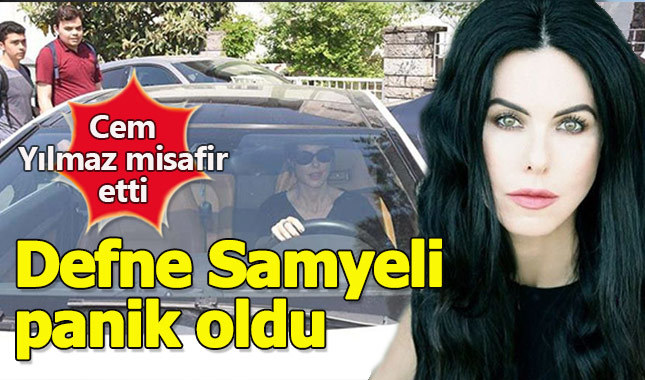 Cem Yılmaz'ın evinden çıkan Defne Samyeli korkuttu