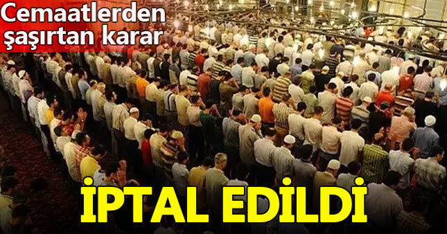 Cemaatler pazar sohbetlerini iptal etti