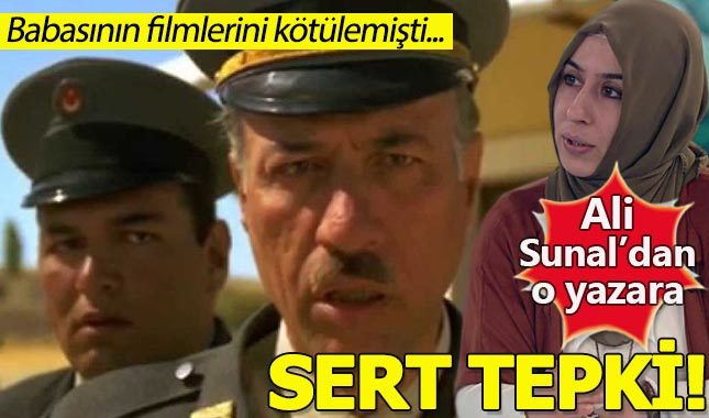 Cemile Bayraktar'ın Kemal Sunal çıkışına Ali Sunal'dan sert cevap!