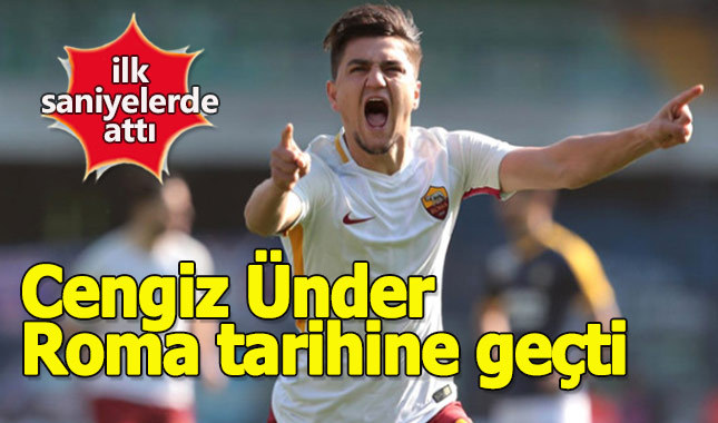 Cengiz Ünder, Roma tarihine adını yazdırdı