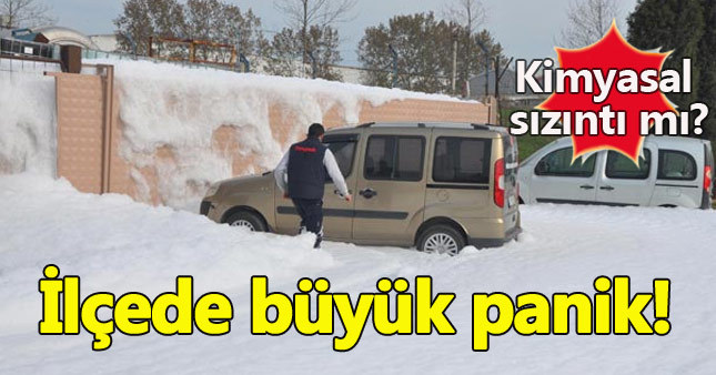 Çerkezköy kimyasal sızıntı paniği!
