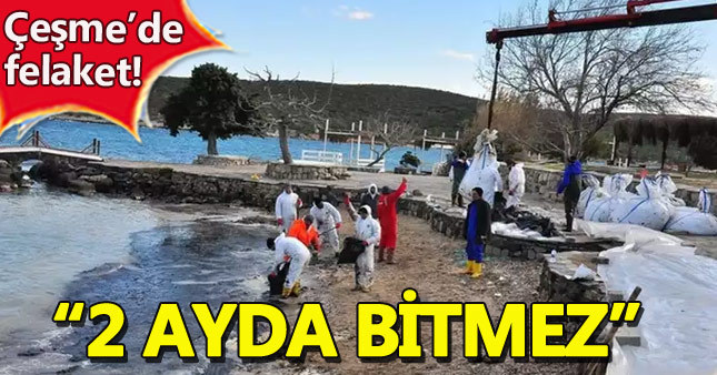 Çeşme'de çevre felaketi