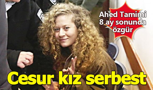 "Cesur kız" lakaplı Tamimi özgür