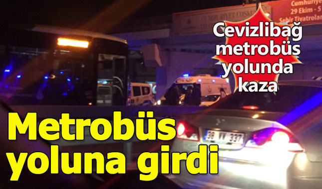 Cevizlibağ'da metrobüs kazası - son dakika metrobüsler neden çalışmıyor