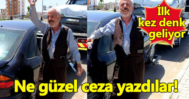 Cezayı yedi sevinçten ne yapacağını şaşırdı
