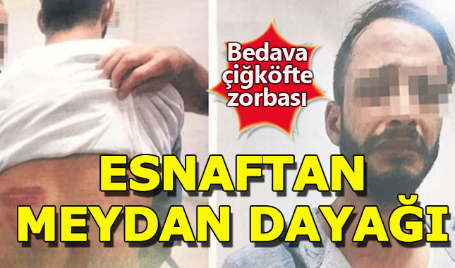 Çiğköfteciden sahte kabadayıya meydan dayağı