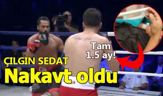 Çılgın Sedat nakavt oldu