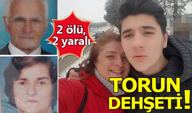 Cinnet getiren torun dehşet saçtı: 2 ölü, 2 yaralı