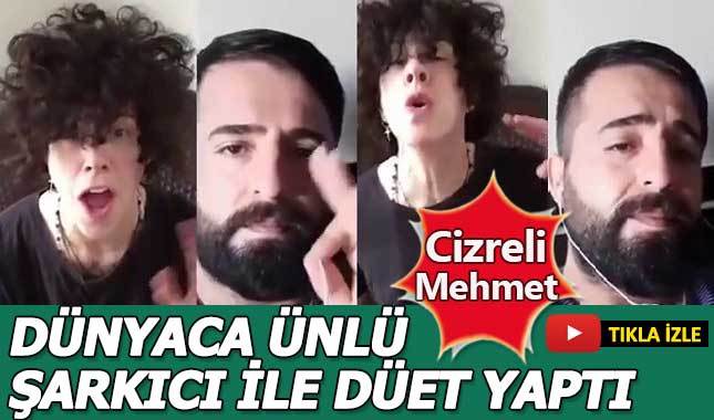 Cizreli Mehmet dünyaca ünlü şarkıcı LP ile düet yaptı