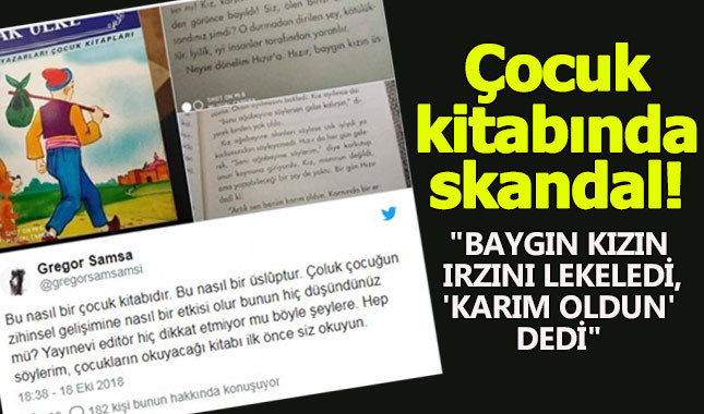 Çocuk kitabında skandala sebep olan 'Cinsel' ifadeler