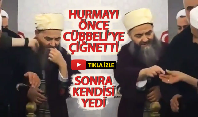 Cübbeli Ahmet çiğnedi, müridi boğula boğula yedi