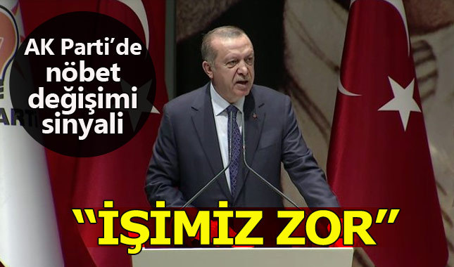 Cumhurbaşkanı Erdoğan: AK Parti'de nöbet değişimi şart