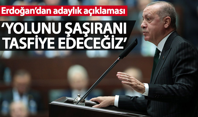 Cumhurbaşkanı Erdoğan: Aday gösterilmediği için sırtını dönen bizden değildir