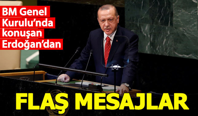 Cumhurbaşkanı Erdoğan BM Genel Kurulu'nda konuştu