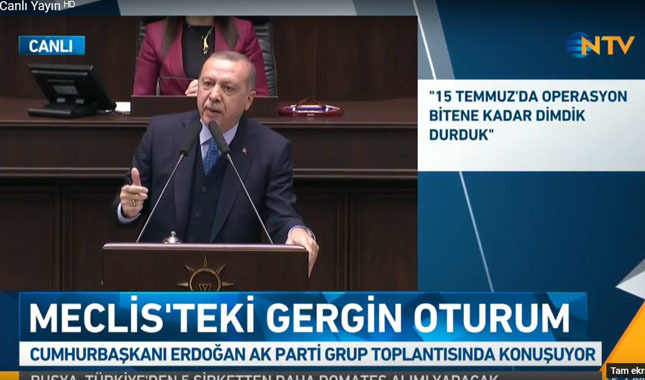 Cumhurbaşkanı Erdoğan canlı yayında