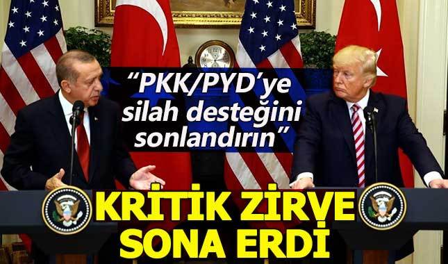 Cumhurbaşkanı Erdoğan, Donald Trump ile görüştü