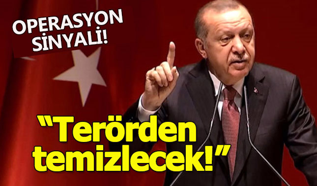 Cumhurbaşkanı Erdoğan: Fırat'ın doğusu teröristlerden temizlenecek