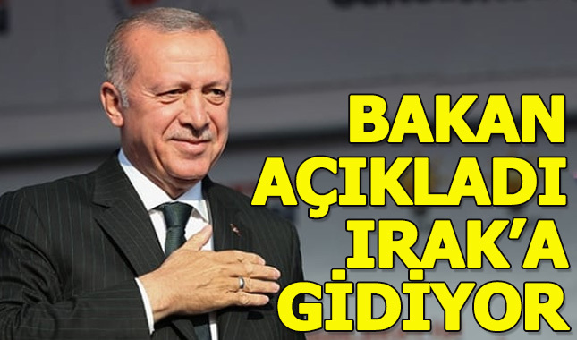 Cumhurbaşkanı Erdoğan Irak'a gidiyor