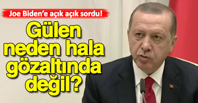 Cumhurbaşkanı Erdoğan, Joe Biden görüşmesi
